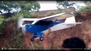 flying my RC simple cub.