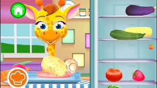 Picabu Kitchen | Peekaboo Kitchen | Giraffe | Learn to Cook | Play through For Parents screenshot 2