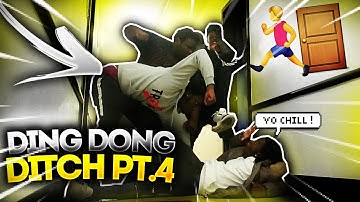 EXTREME DING DONG DITCH PART 4!! | COLLEGE EDITION *WE GOT JUMPED*