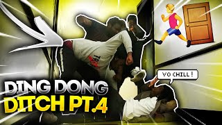EXTREME DING DONG DITCH PART 4!! | COLLEGE EDITION *WE GOT JUMPED*