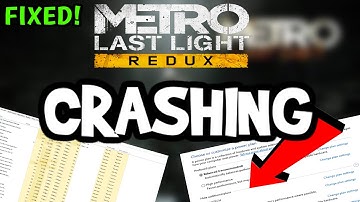 How To Fix Metro 2033 Redux Crashing! (100% FIX)