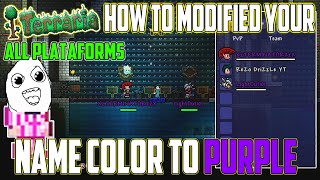 Terraria - How To Change Name Color To "PURPLE" (XBOX360/ONE) With Downloads! screenshot 4