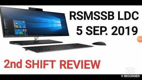 Rsmssb ldc typing... 5 sep. 2nd shift paper review
