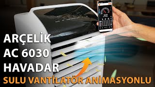 Beko - Arçelik AC 6030 Su soğutmalı havadar gerçekleri! animasyonlu detaylı anlatım 🔥