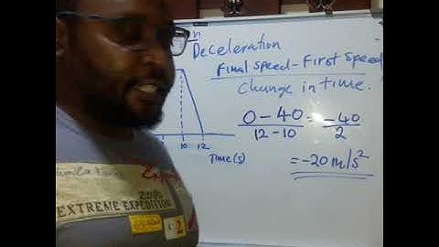 Motion:Acceleration,Deceleration and Total Distance