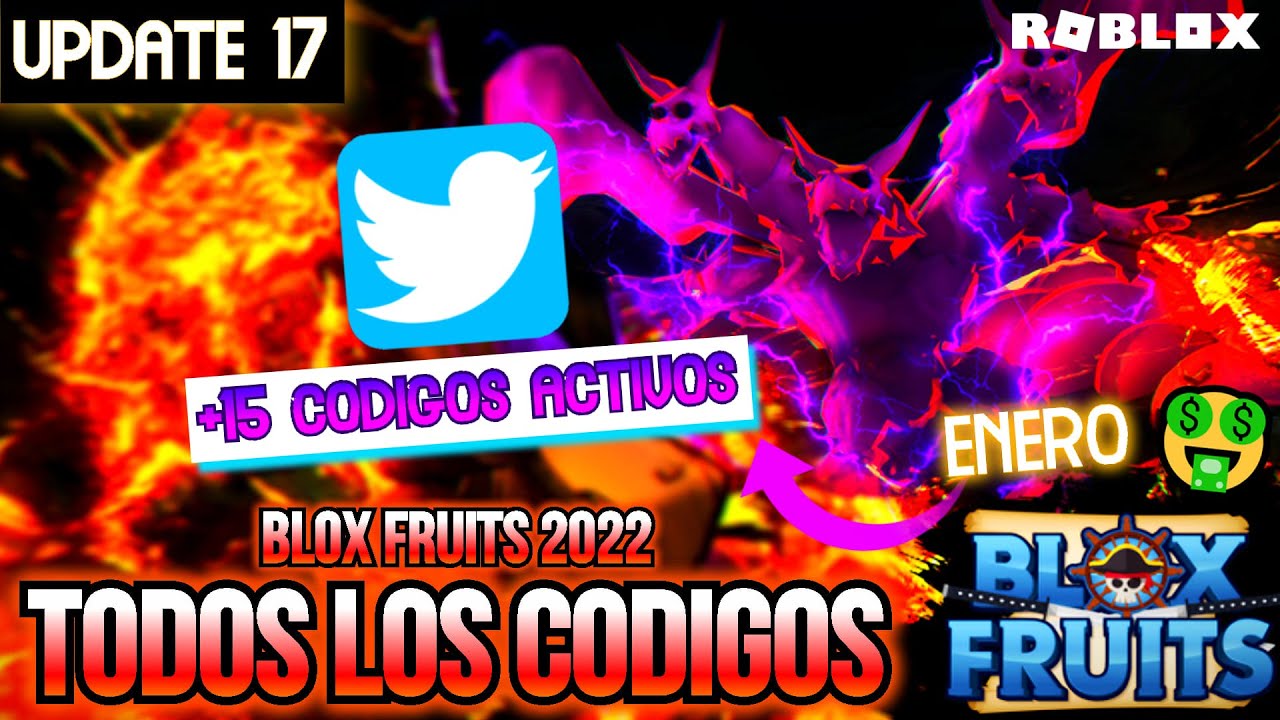 TODOS LOS CÓDIGOS DE BLOX FRUITS ROBLOX🔥 [2022]