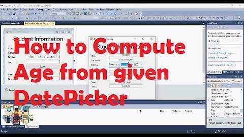 Visual Studio 2010 How to Compute Age from given DatePicker Birthdate