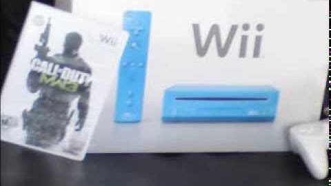 Blue wii + MW3 + CCP