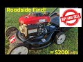 Buy &amp; Sell - FREE Roadside find Troy-bilt lawnmower flip!