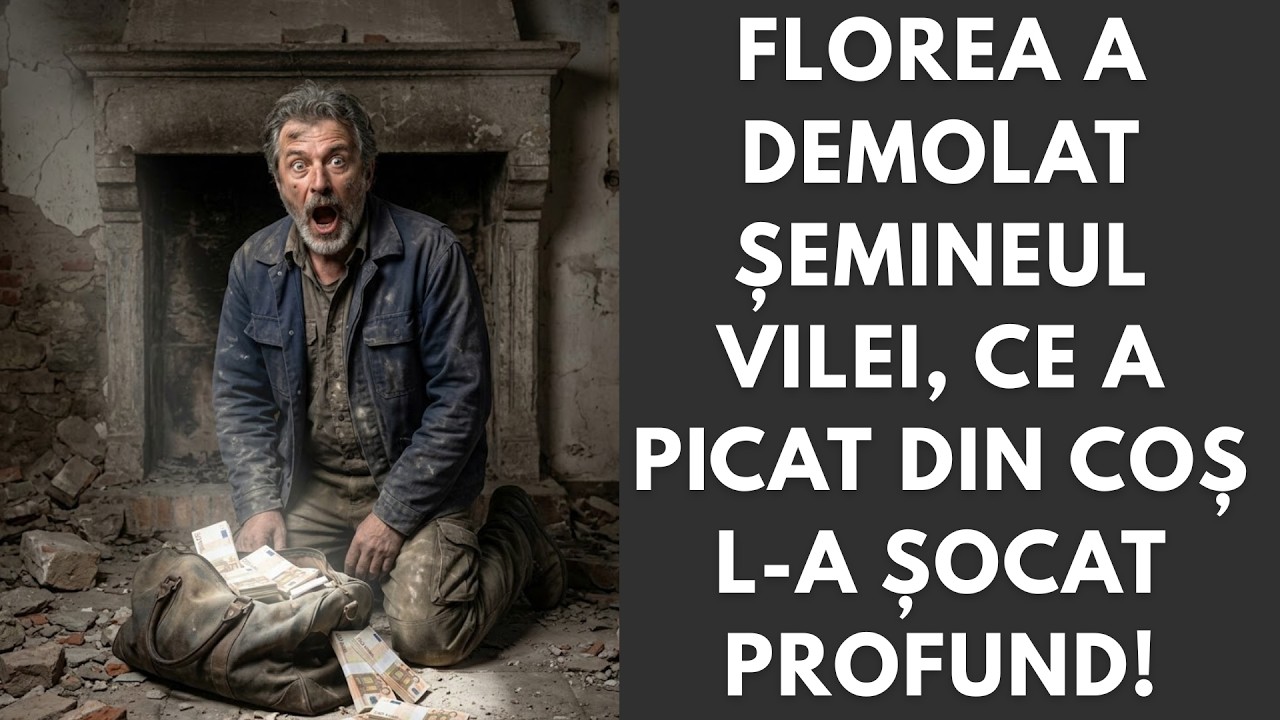 Florea a demolat șemineul vilei, ce a picat din coș l-a șocat profund!