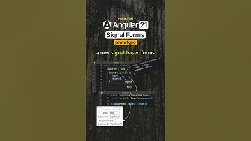 New in Angular 21: New Signal Forms Prototype #angular #angular21