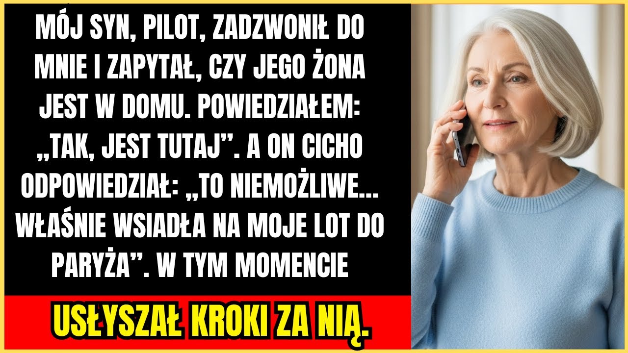 Mój syn pilot zadzwonił przerażony: 