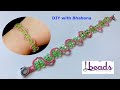 Curvy Beaded Bracelet / Lbeads Bead Haul / How to Make Wavy Bracelet
