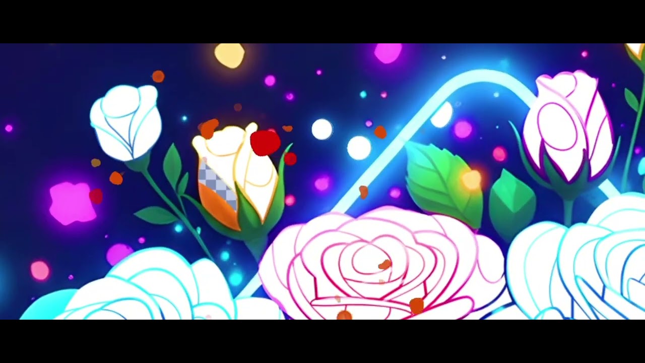 A picture of a bouquet of roses is painted inside the letter  |  Color 146 