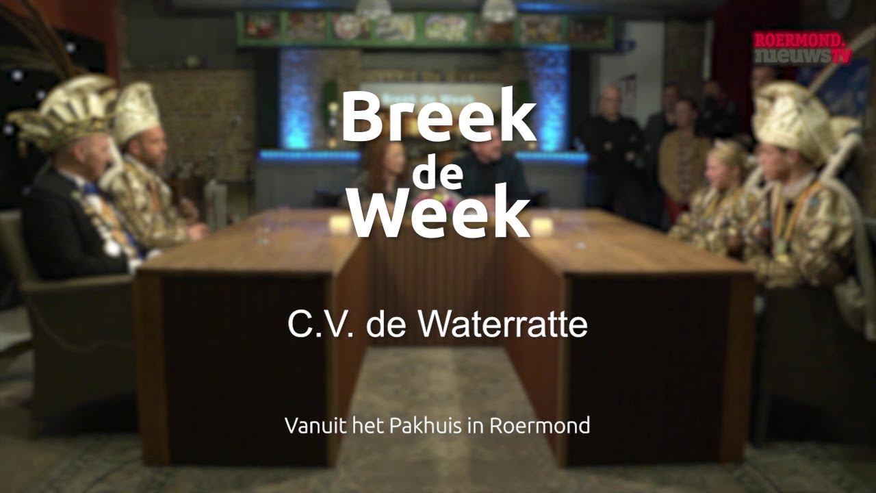 RMNTV   Jeugdprins Jurre I, Jeugdprinses Lizzy I en Prins Guido I van De Waterratte   Breek de Week