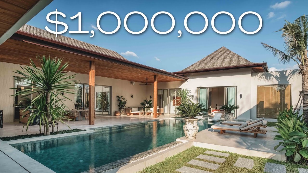 Inside a Modern Aesthetic villa with luscious greenery in Phuket