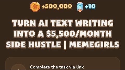Memefi New codes I Turn AI Text Writing Into a $5,500/Month Side Hustle | MemeGirls