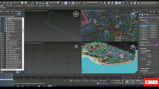 Apartment Design on 3ds Max  w Outline Exterior Command Wall Design