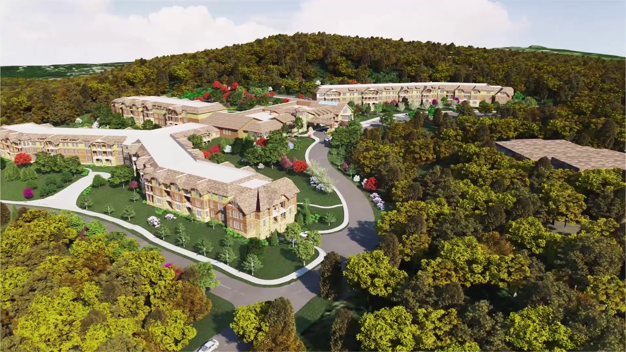The Vista in Wyckoff, NJ Aerial View of Continuing Care Retirement Community YouTube