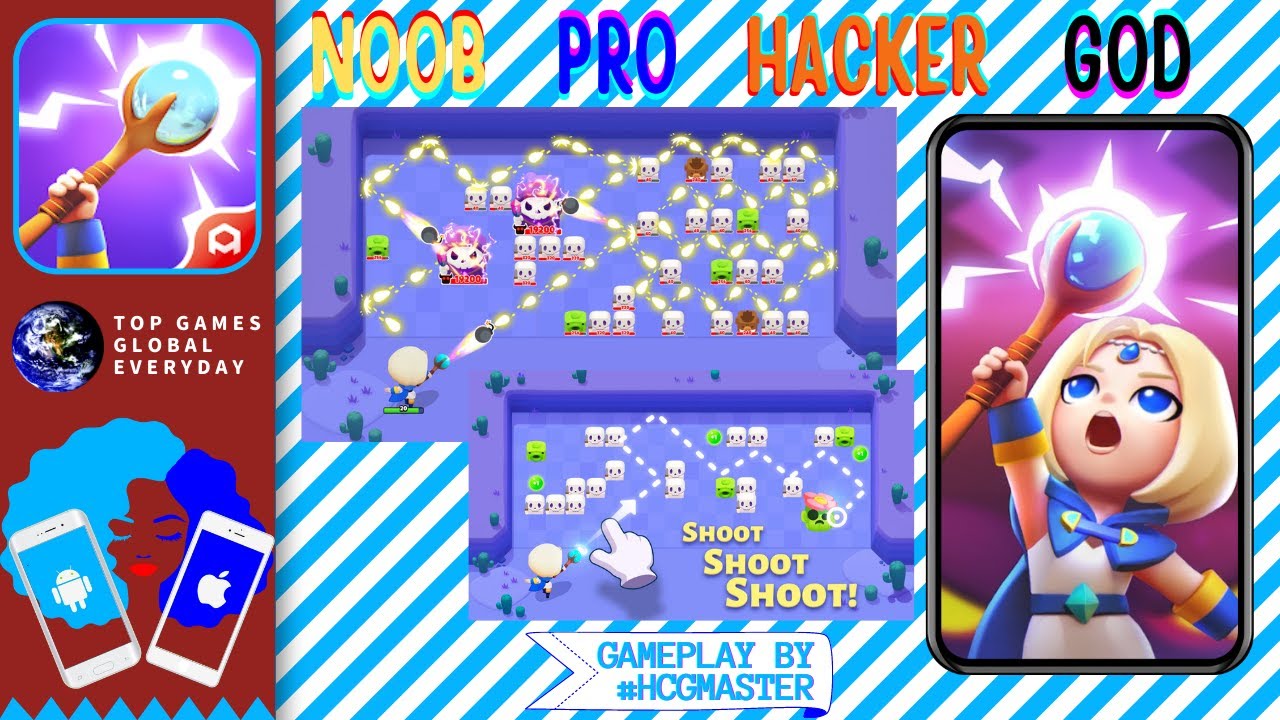 NOOB vs PRO vs HACKER vs GOD in PunBall by Habby