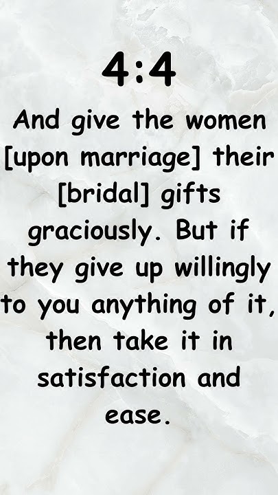 quran-verse-4-4-the-bridal-gift-in-the-quran-verse-of-the-day