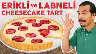 Eriğin Girdiği En Güzel Tatlı O! Karşınızda Erikli ve Labneli Cheesecake Tart Tarifi  (Tart Hamuru)