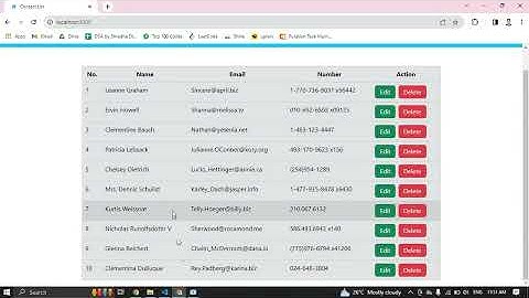 React Contact List | Coding Ninjas Skill Test