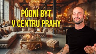 Prohlídka půdního bytu plného starožitností a uměleckých děl s terasou v historickém centru Prahy!!!