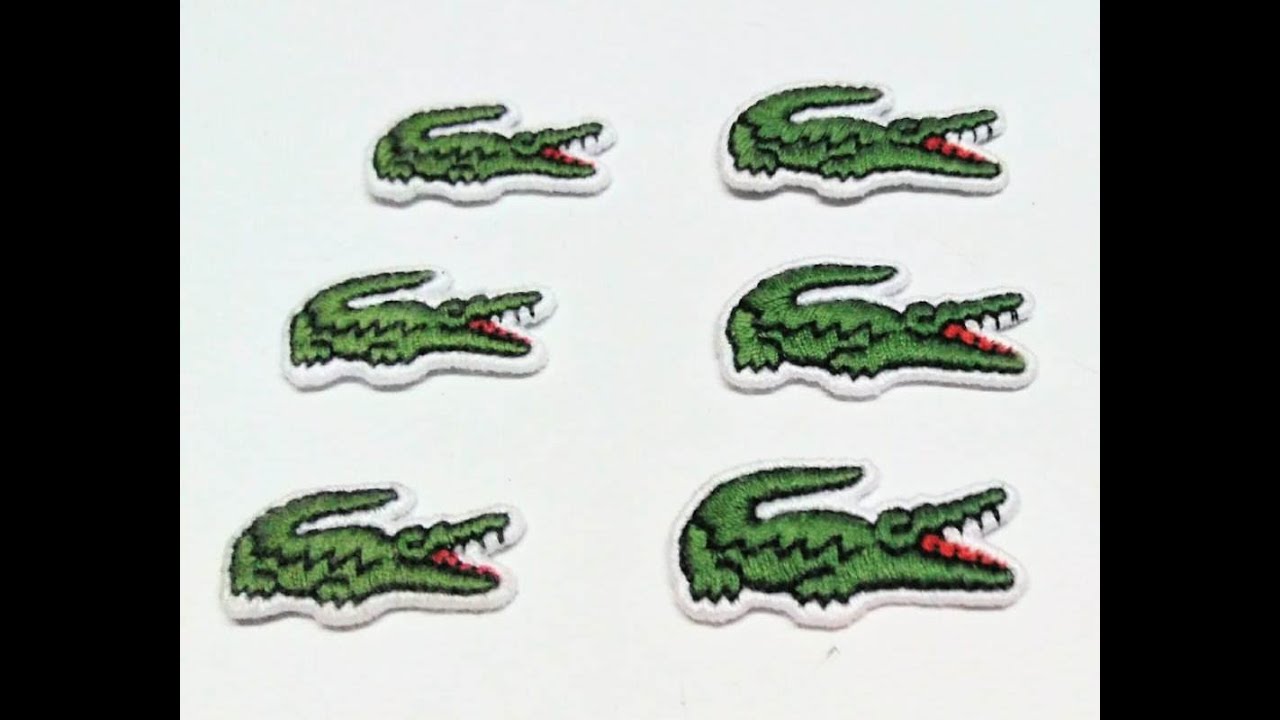 lacoste logo patch