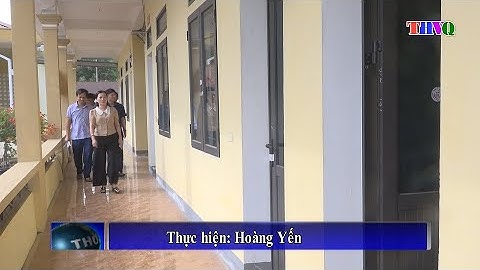 Phó Chủ tịch UBND huyện Vũ Quang kiểm tra chuẩn bị kỳ thi tốt nghiệp THPT trên địa bàn huyện