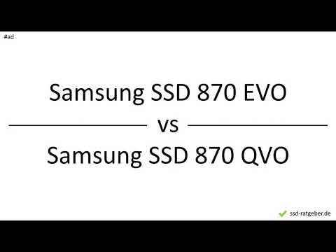 Samsung SSD 870 EVO vs Samsung SSD 870 QVO – Comparison