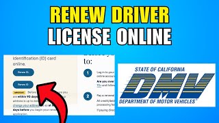 How To Renew Driver License Online In California (2026) (Best Method)