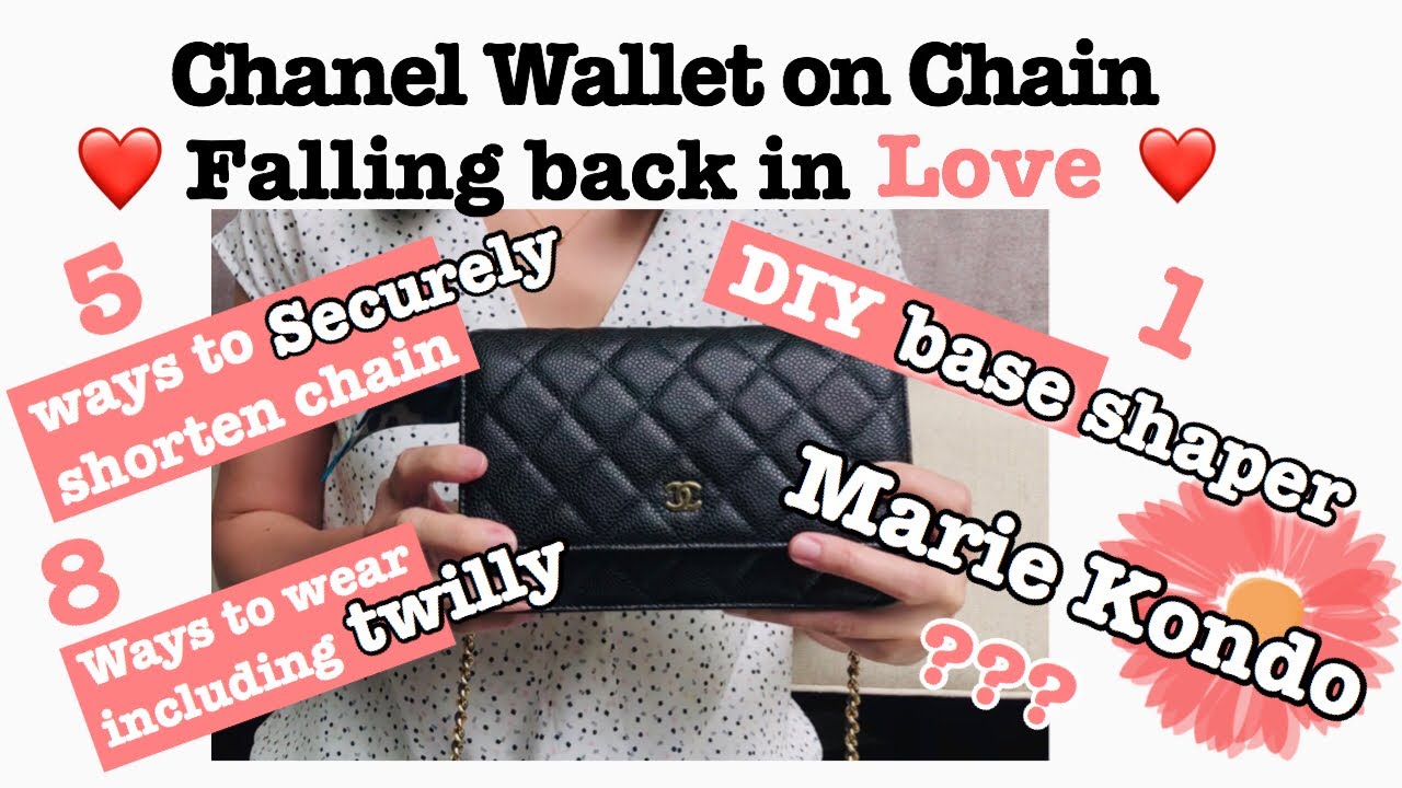 CHANEL WALLET ON CHAIN REVIEW - What fits, mod shots, first impression,  worth it?