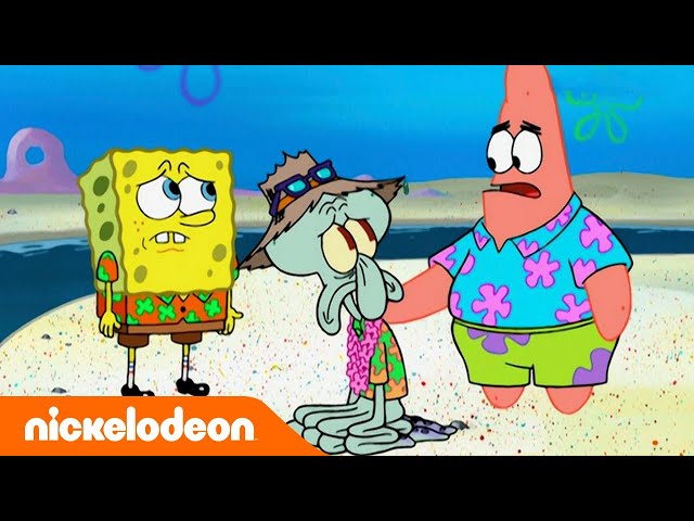 SpongeBob | Dunia Surga Squidward HANCUR?! | Nickelodeon Bahasa class=