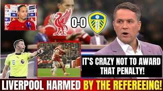 🚨🤬OWEN GOES CRAZY OVER ANOTHER REFEREEING ERROR AGAINST LIVERPOOL! LIVERPOOL 0-0 LEEDS
