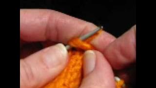 Mezgimas. Per 3 ilgas akis išmegztos 3 akys (