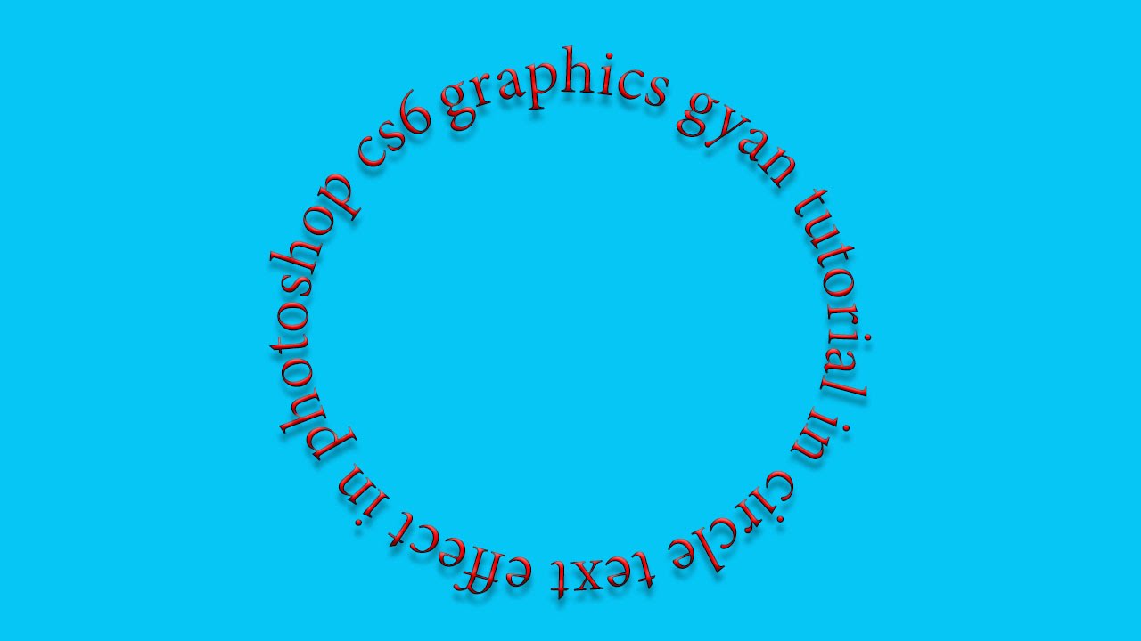 how to type text in a circle in photoshop cs6