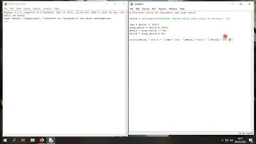 Membuat program python Konversi Detik Ke Jam dan Menit dengan Phyton