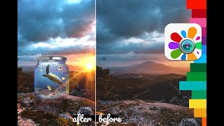 New photo manipulation with PiP Effect at Photo Studio | Image Manipulation in a Bottle | Tutorial screenshot 1