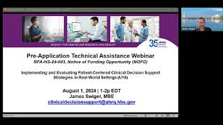 Celebrity Pre-application Technical Assistance Webinar RFA-HS-24-003 Recording, August 1, 2024 Profile