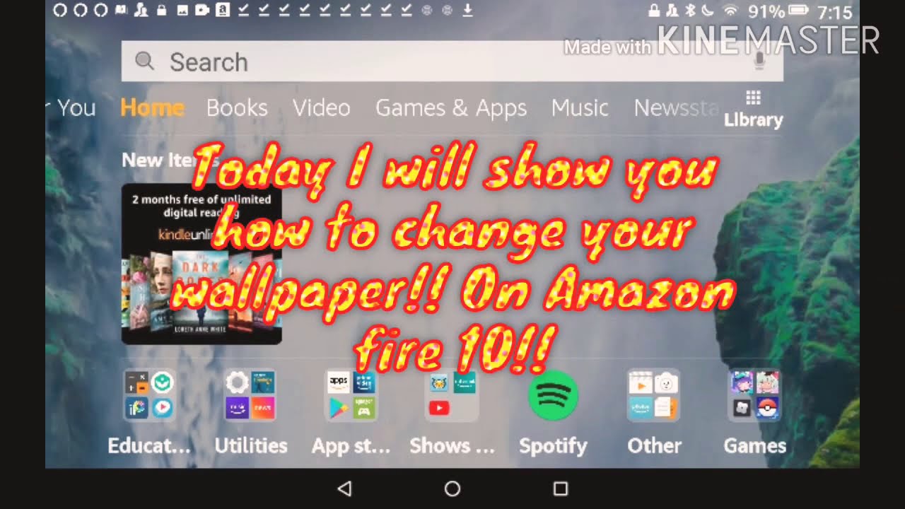 How To Change Your Wallpaper On Amazon Fire 10 YouTube how-to-change-your-wallpaper-on-amazon-fire-10-youtube