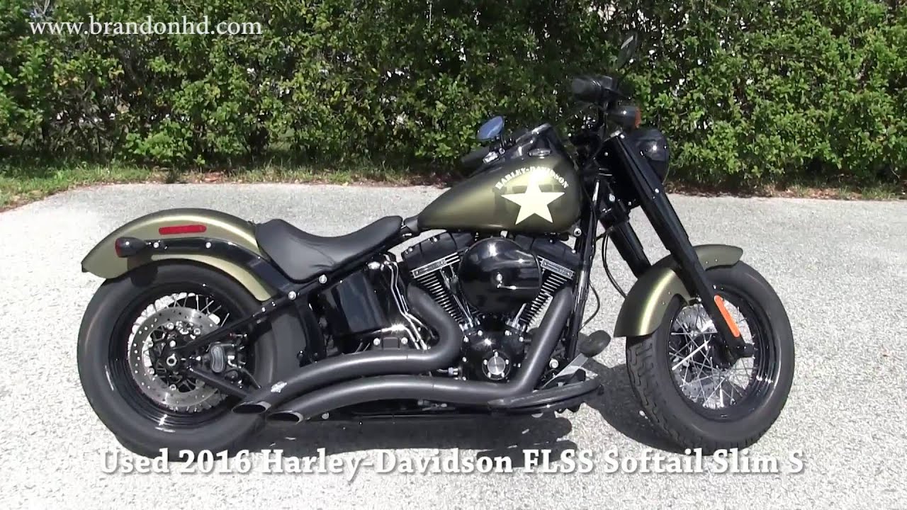 USED 2019 Softail  Slim S With Vance  and Hines  Exhaust  and 