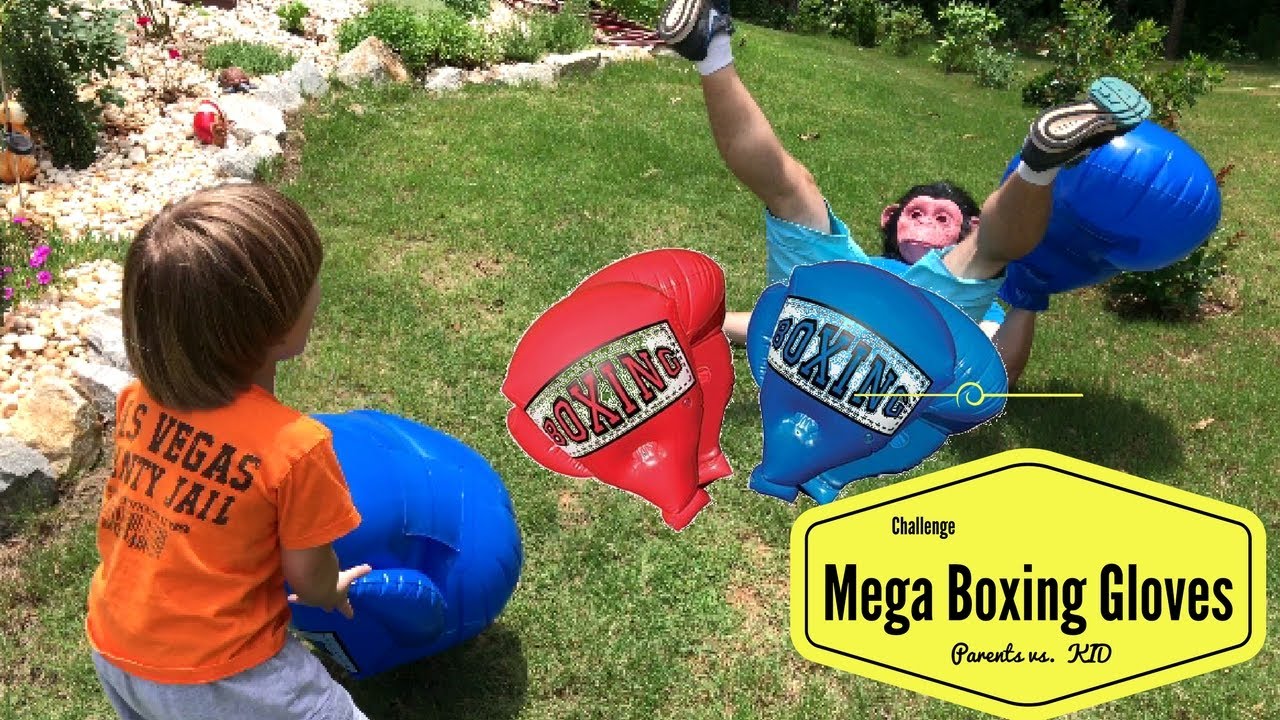 Banzai Mega Boxing Gloves Giant Kid Training Inflatable Mega Punching Fist Play