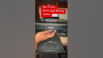 Epson L380 Printer Double Light Blinking Problem | 100% Fix 🔧 #Shorts #trending #youtubeshorts
