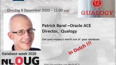 NLOUG databaseweek 2020 : Patrick Barel - Get your money