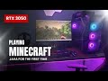 Playing Minecraft java for the first time || RTX 3050 Bsl Gameplay(no commentry)#minecraft #shaders 
