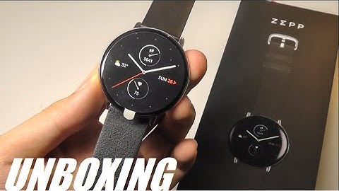 Unboxing: Zepp E Circle Smartwatch First Impressions - Stylish Amazfit GTR 2?