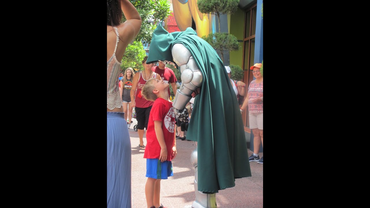 Marvel characters at Islands of Adventure