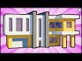 Tuto grande maison moderne facile  faire  minecraft