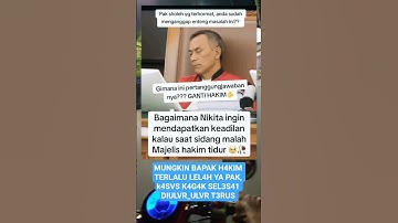 Thumbnail of kapan selesaik pak klo kek gini2 aja #shortvideo #trendingshort #ytshorts  #nikitamirzani